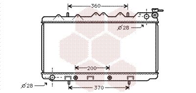 VAN WEZEL Radiaator,mootorijahutus 13002119